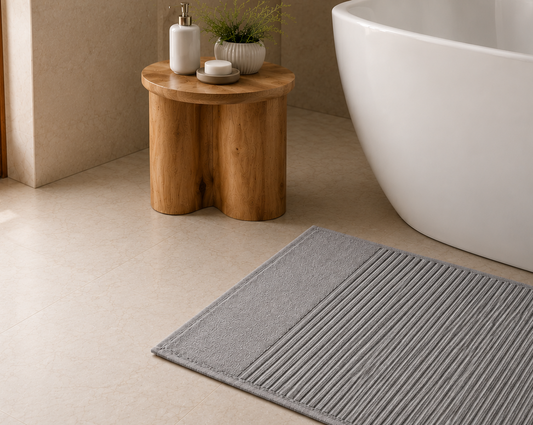 Royal Excellency Bath mat 1050GSM β Silver - 100% Cotton | JENNY MCLEAN