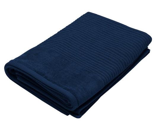 Royal Excellency Bath Towel β Navy β 100% Cotton | JENNY MCLEAN