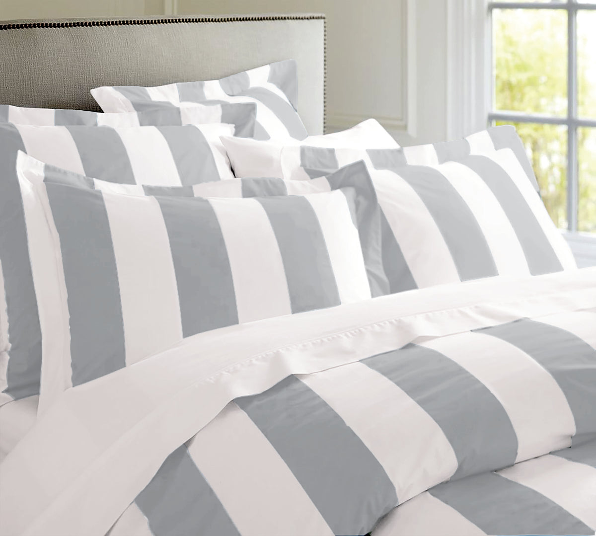 Rans Oxford Stripe Quilt Cover - Single Size