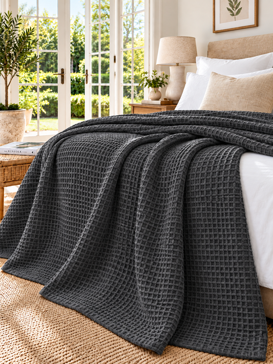 Jenny Mclean Ardent Waffle Blankets Super Soft