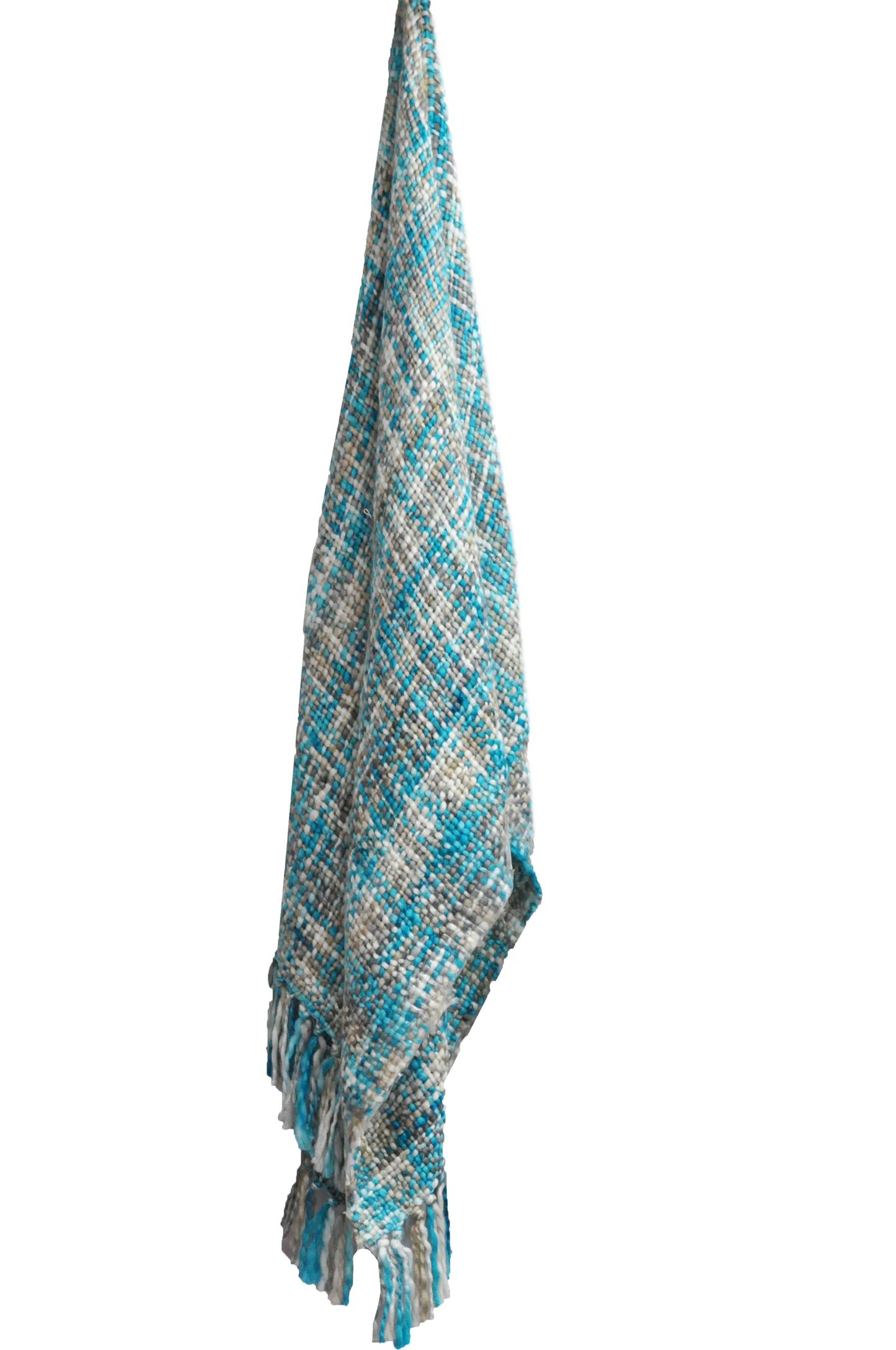 Rans Oslo Summer\Winter acrylic weaved Woven Throws 127x152cm | Aqua Marine