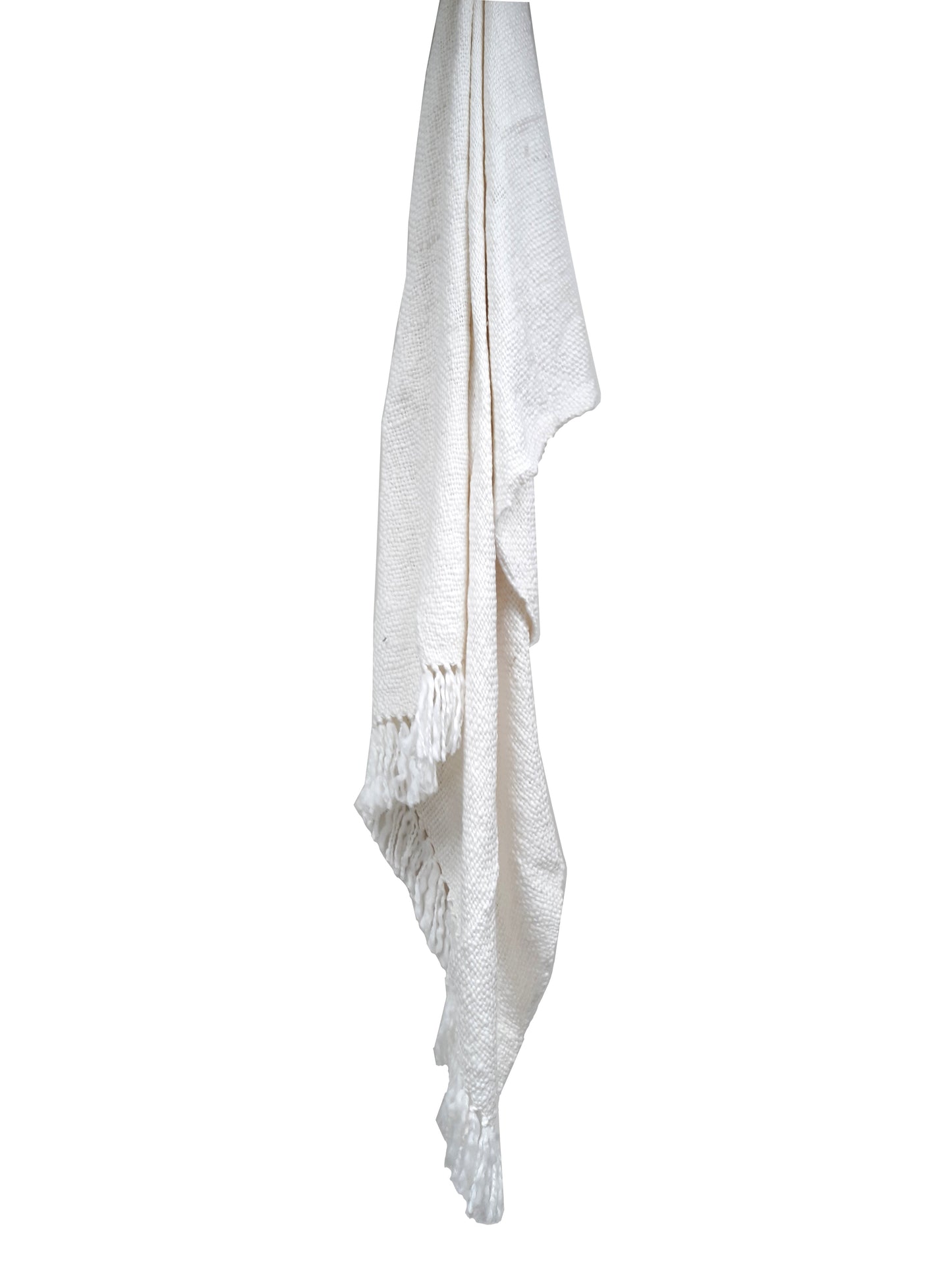 Rans Oslo Summer\Winter acrylic weaved Woven Throws 127x152cm | Snow White