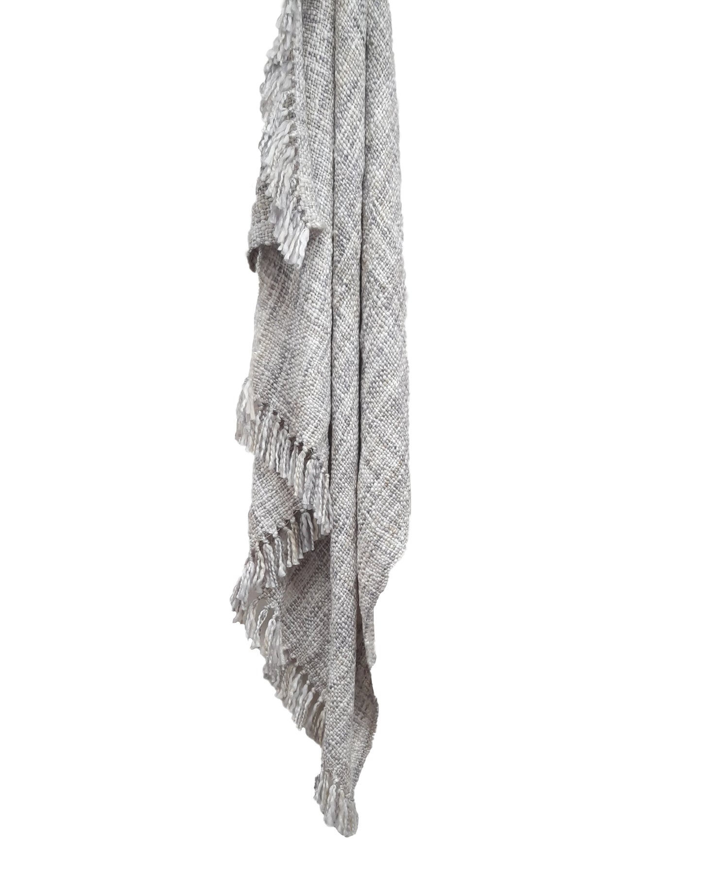 Rans Oslo Summer\Winter acrylic weaved Woven Throws 127x152cm | Snow White
