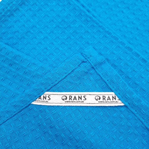 RANS London Waffle Tea towels | Aqua | Set of 3