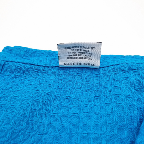 RANS London Waffle Tea towels | Aqua | Set of 3