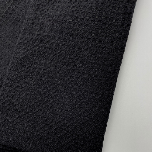 RANS London Waffle Tea towels | Black | Set of 3