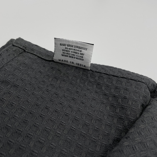 RANS London Waffle Tea towels | Charcoal | Set of 3