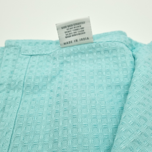RANS London Waffle Tea towels | Island Paradise Blue | Set of 3