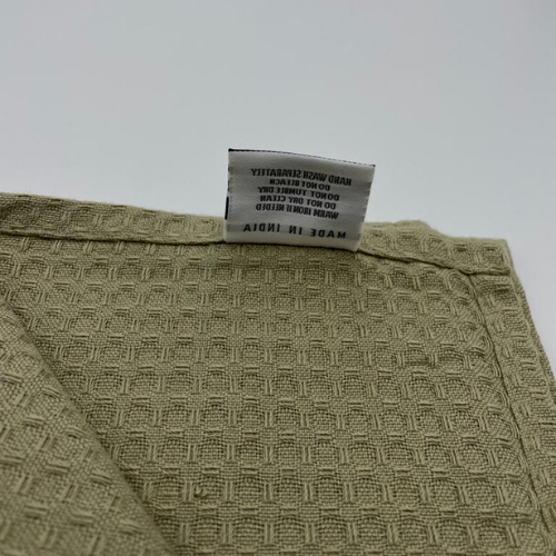 RANS London Waffle Tea towels | Latte | Set of 3
