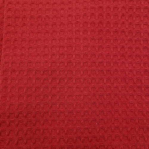RANS London Waffle Tea towels | Red | Set of 3