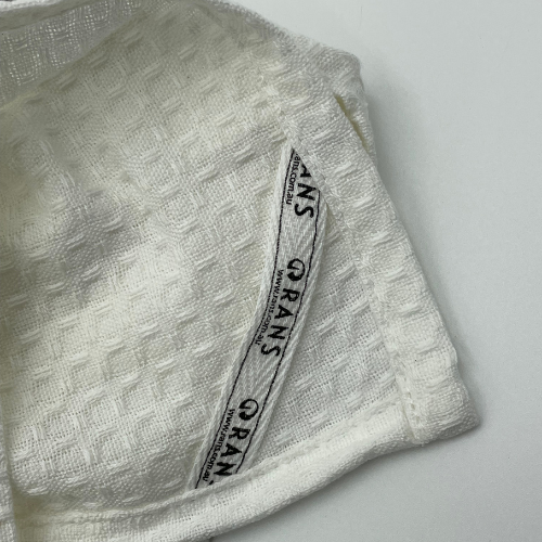 RANS London Waffle Tea towels | White | Set of 3