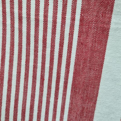 RANS Milan Tea Towels Check & Stripe Designs | 5 Piece Sets | RED