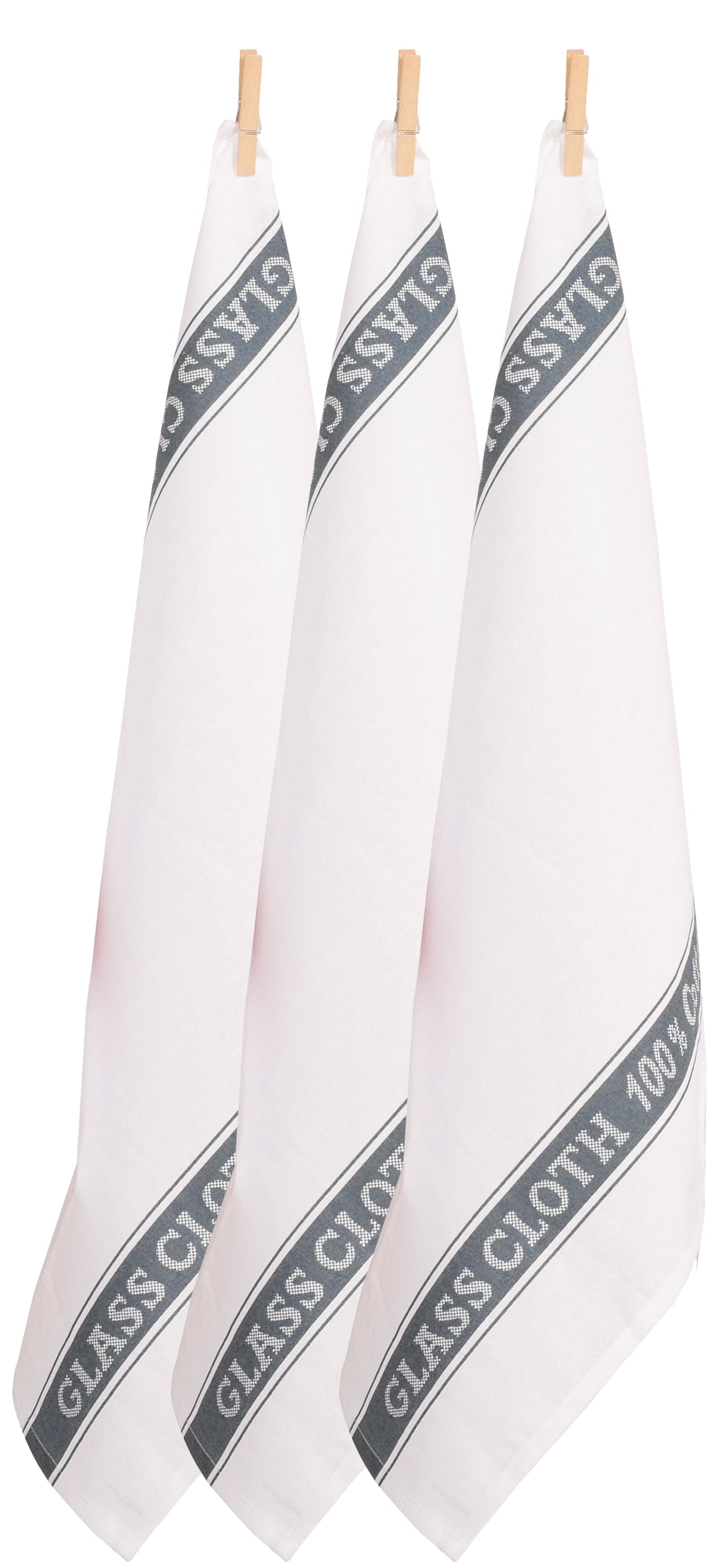 Glass cloths 100% Cotton - Set of 3