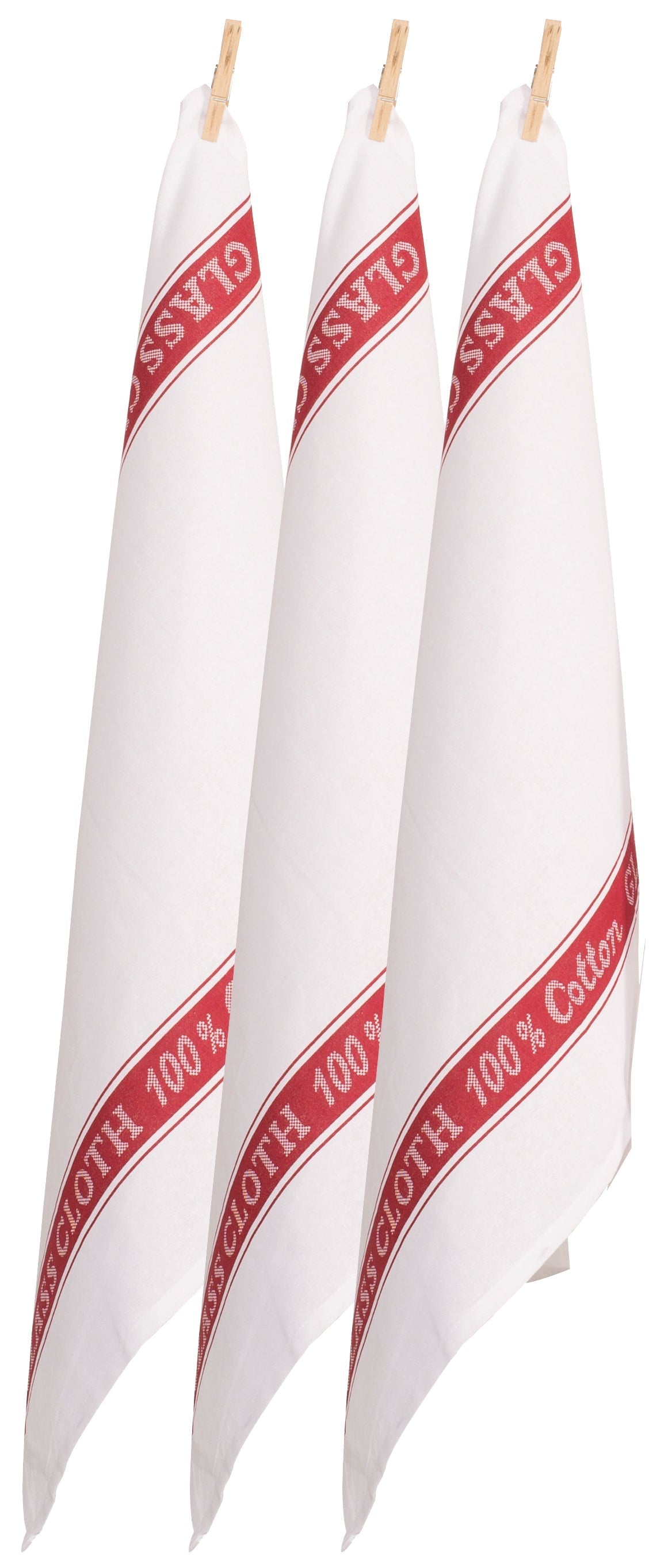 Glass cloths 100% Cotton - Set of 3