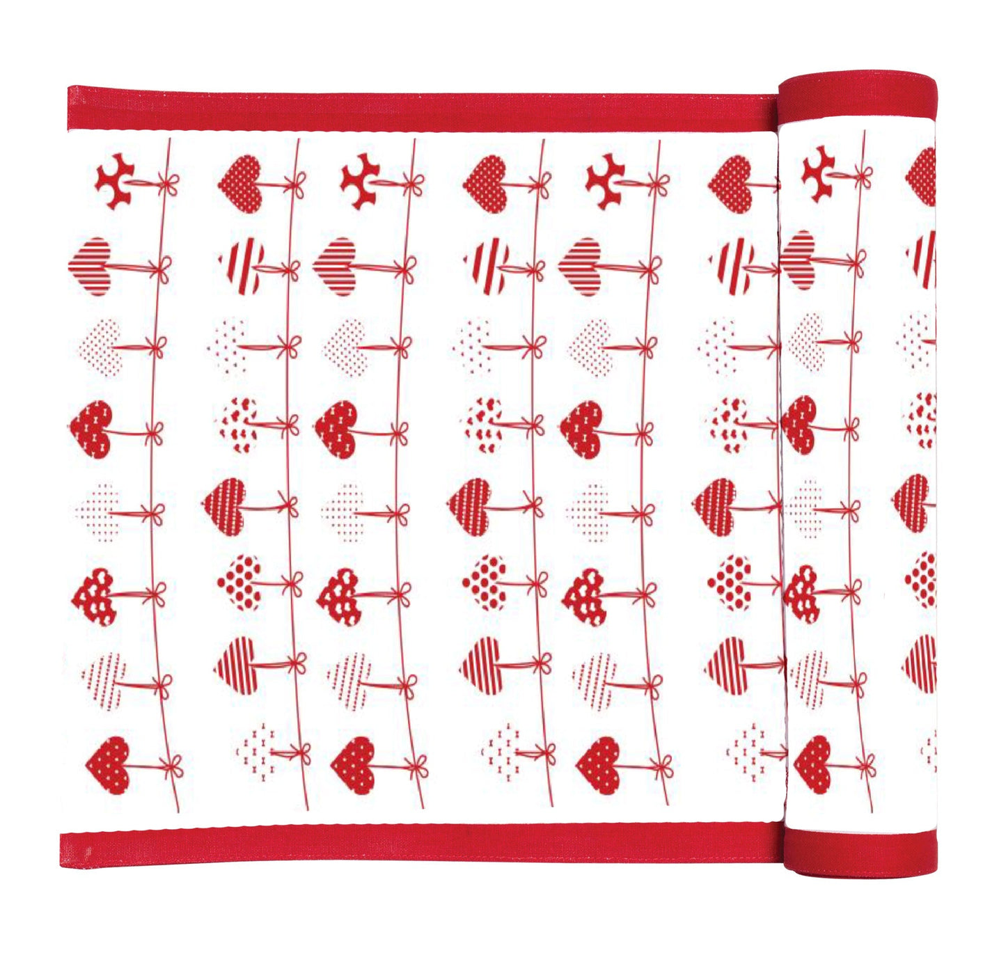 Rans Christmas Love Peace Joy Runners 100% Cotton 33x180cm