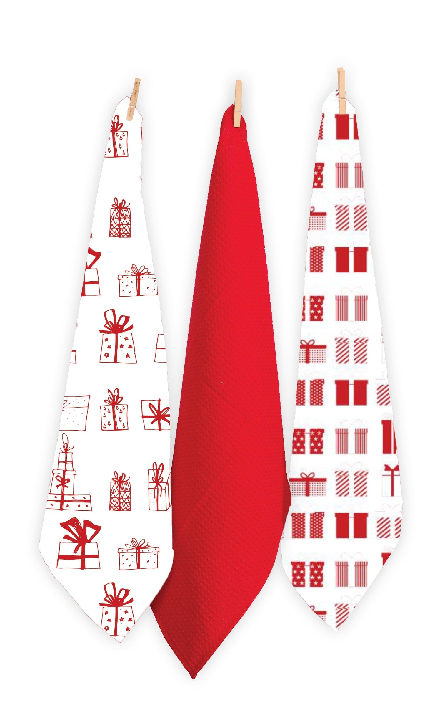 Christmas Gift Tea Towels - Set Of 3.