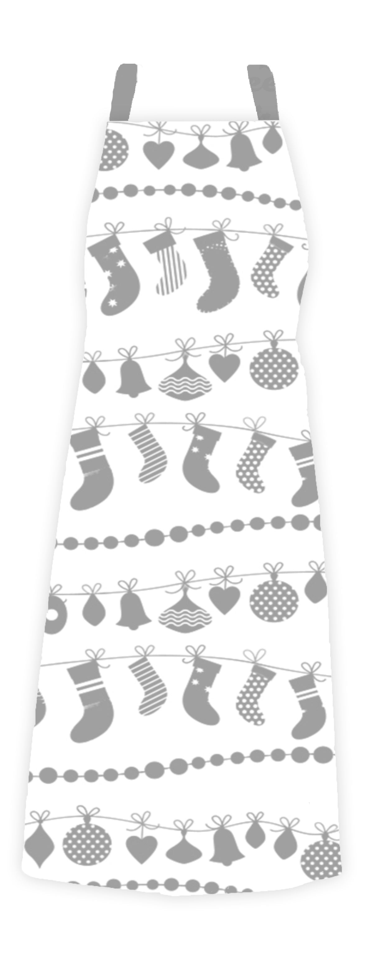 Christmas Santa Socks Aprons With Pocket - 70 cm x 90 cm.