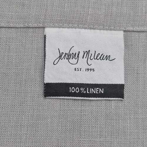 Jenny Mclean Venice Pure Linen Napkins - Set of 4 | Grey