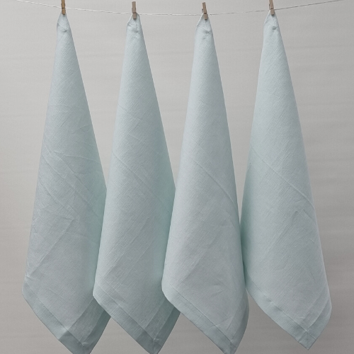 Jenny Mclean Venice Pure Linen Napkins - Set of 4 | Mist