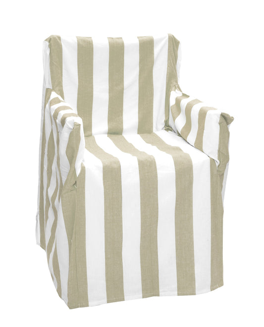 Stripy Alfresco Director Chair Covers - Stripe Design - 100% Cotton.
