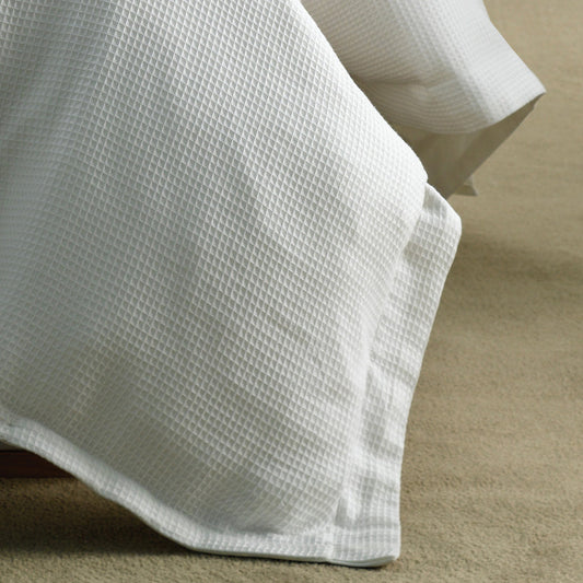 Paris Waffle Quilt Cover Sets White