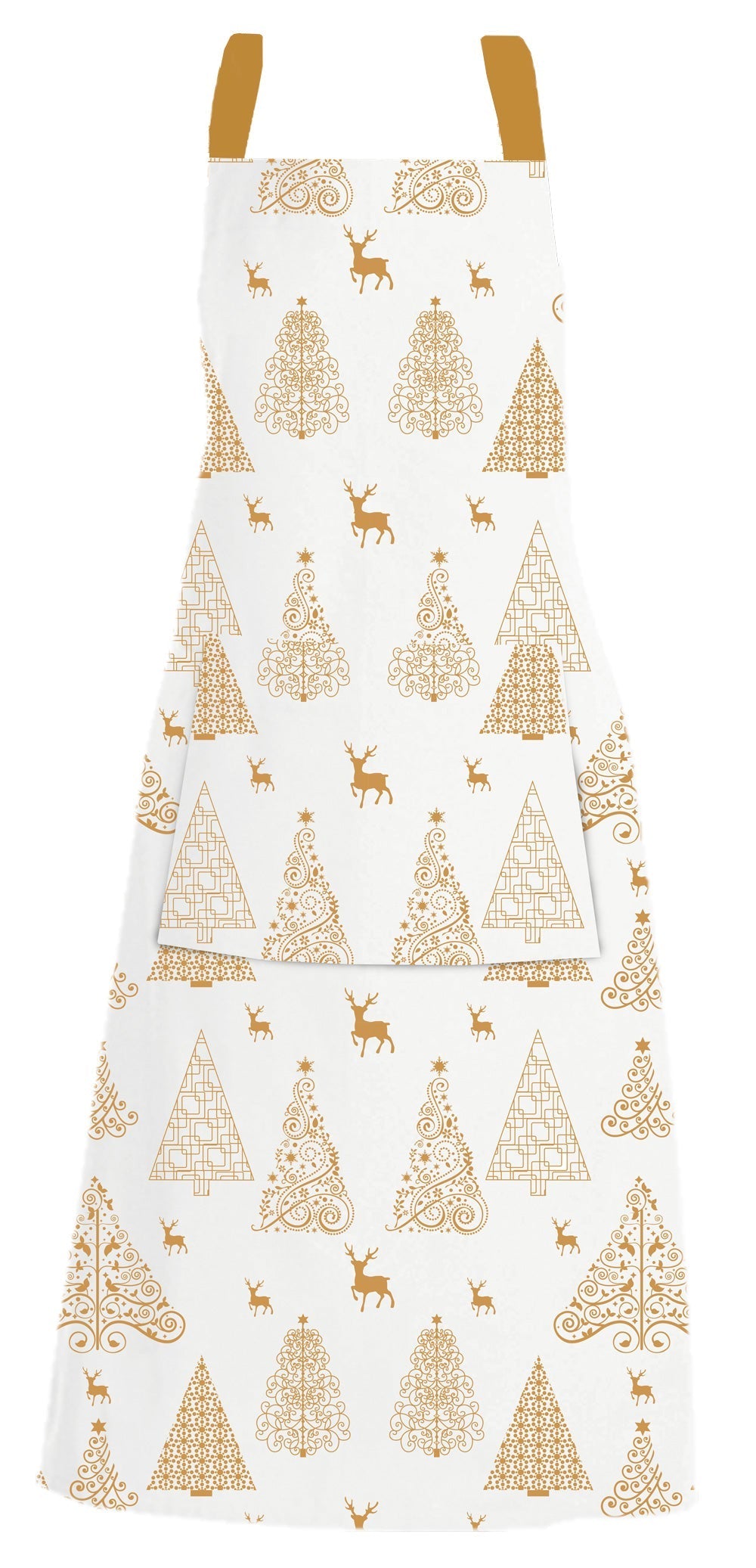 Christmas Tree Aprons with Pocket.