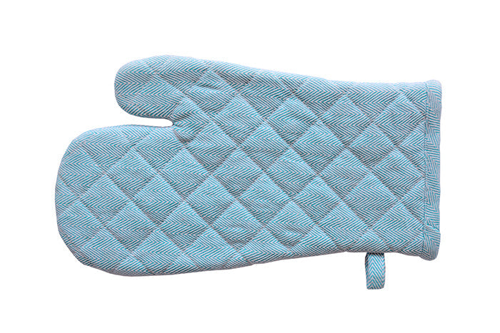 Herringbone Kitchen Oven Gloves | Single Oven Glove