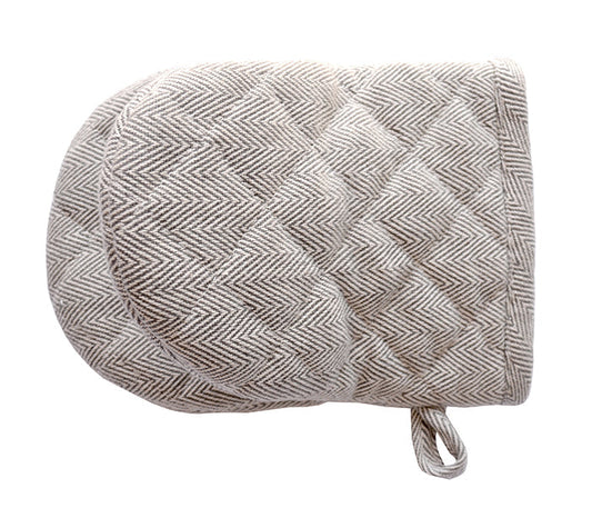 Herringbone Mini Gloves 2PC 100% Cotton