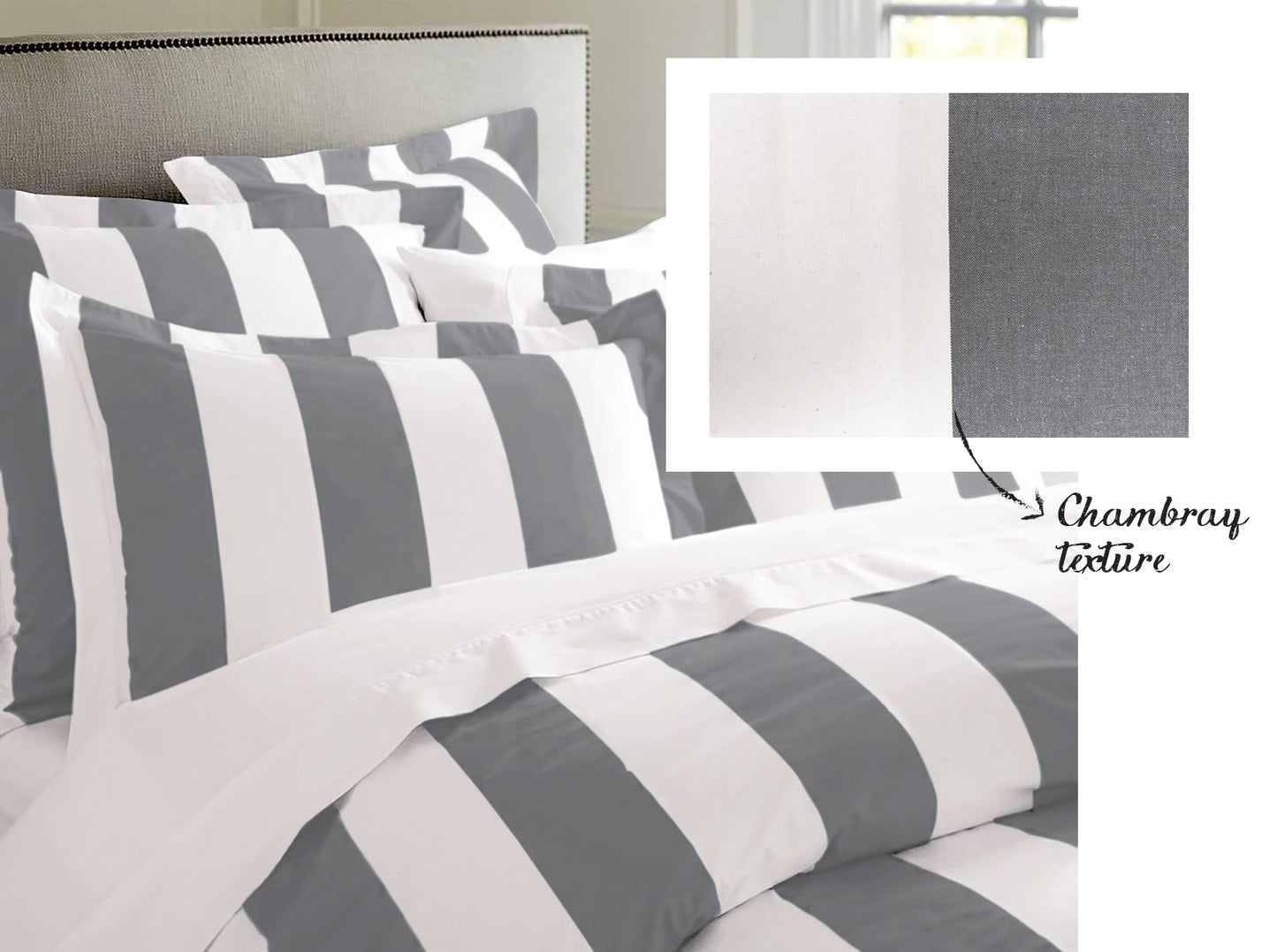 Rans Oxford Stripe Quilt Cover