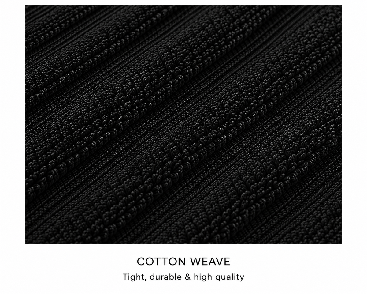 Royal Excellency Bath mat 1050GSM – Black - 100% Cotton | JENNY MCLEAN