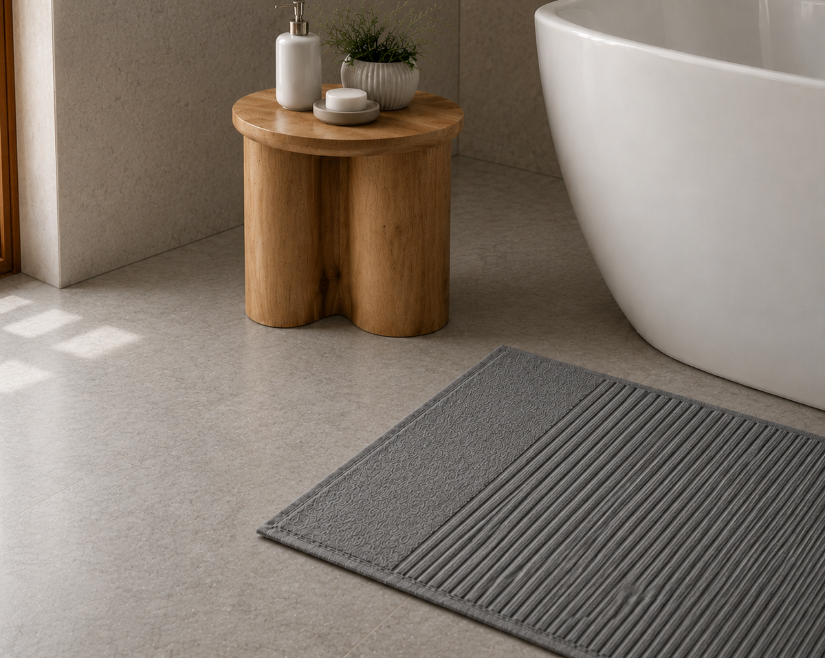 Royal Excellency Bath mat 1050GSM – Charcoal - 100% Cotton | JENNY MCLEAN