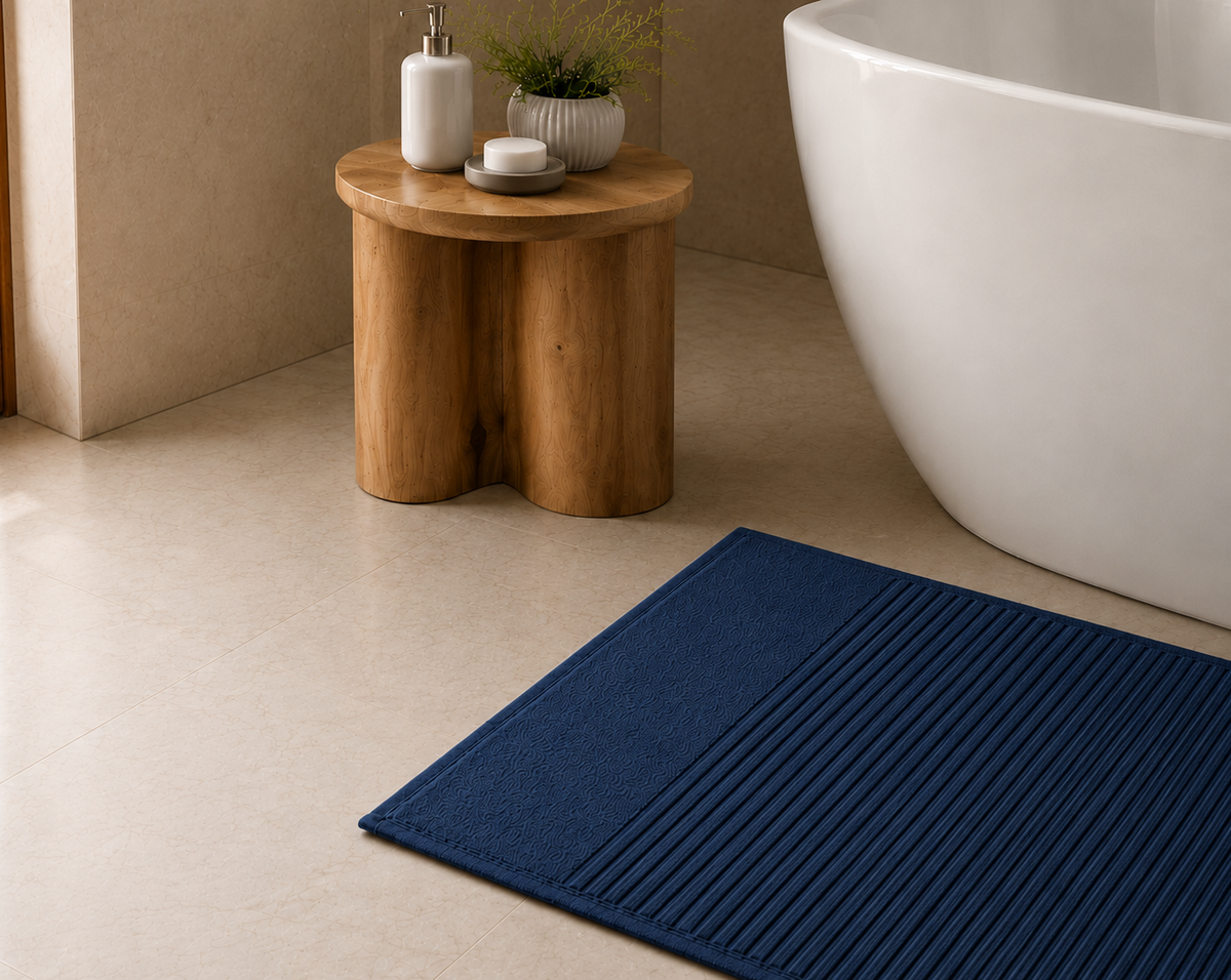 Royal Excellency Bath mat 1050GSM – Navy - 100% Cotton | JENNY MCLEAN