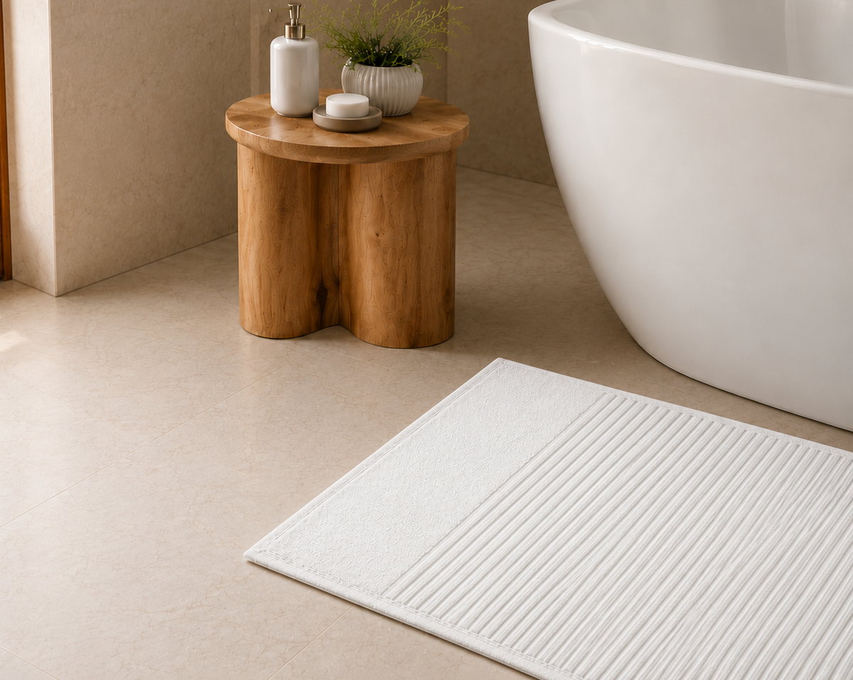 Royal Excellency Bath mat 1050GSM – Snow White - 100% Cotton | JENNY MCLEAN