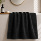 JENNY MCLEAN Royal Excellency 600 GSM 100% Premium Cotton Bath Towel - Soft & Highly Absorbent - Black