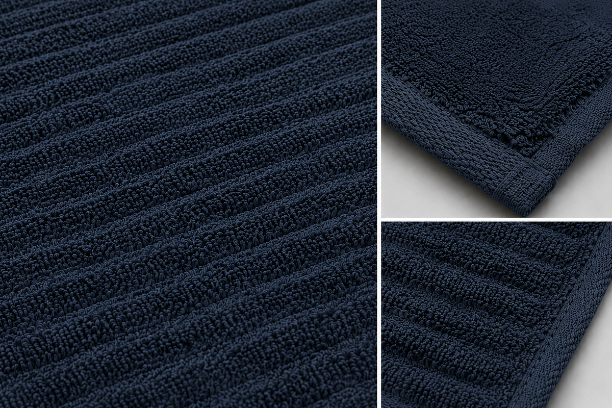Royal Excellency Bath mat 1050GSM – Navy - 100% Cotton | JENNY MCLEAN