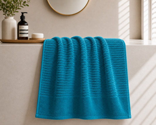 Royal Excellency Bath Towel – Teal – 100% Cotton | JENNY MCLEAN