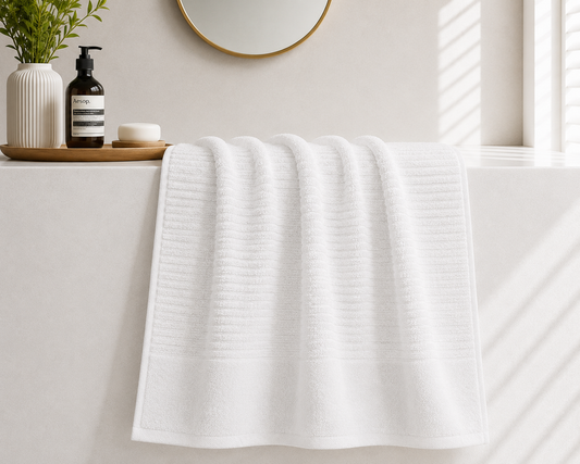 Royal Excellency Bath Towel – Snow White – 100% Cotton | JENNY MCLEAN