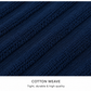 Royal Excellency Face Towel – Navy – 100% Cotton | JENNY MCLEAN