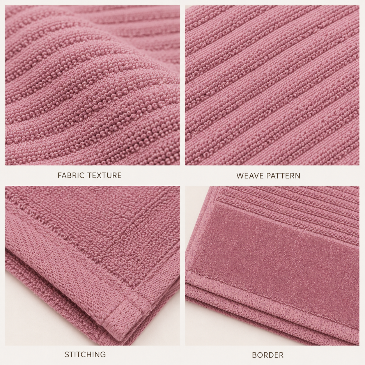 Royal Excellency Face Towel – Rosebud – 100% Cotton | JENNY MCLEAN