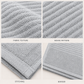 Royal Excellency Face Towel – Silver – 100% Cotton | JENNY MCLEAN