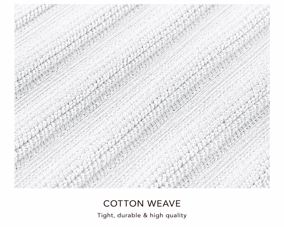 Royal Excellency Bath Towel – Snow White – 100% Cotton | JENNY MCLEAN