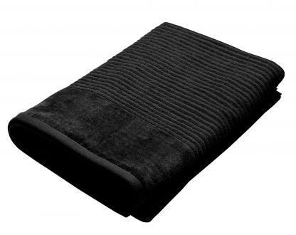 Royal Excellency Bath Towel – Black – 100% Cotton | JENNY MCLEAN
