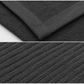 JENNY MCLEAN Royal Excellency 600 GSM 100% Premium Cotton Bath Towel - Soft & Highly Absorbent - Charcoal
