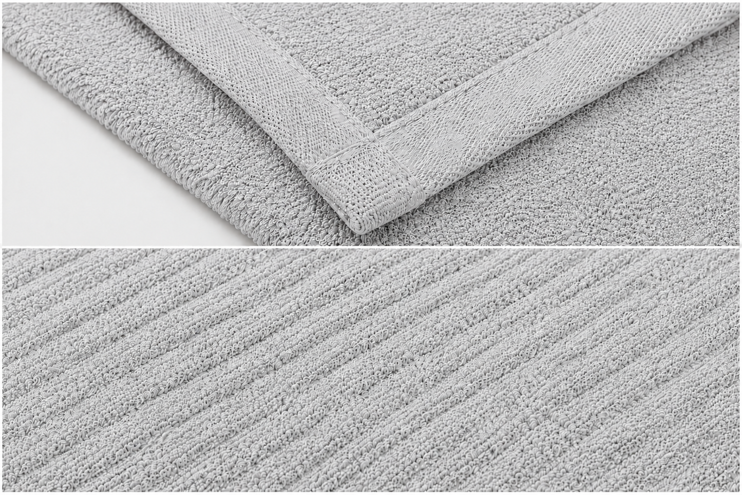 JENNY MCLEAN Royal Excellency 600 GSM 100% Cotton Bath Towel - Silver