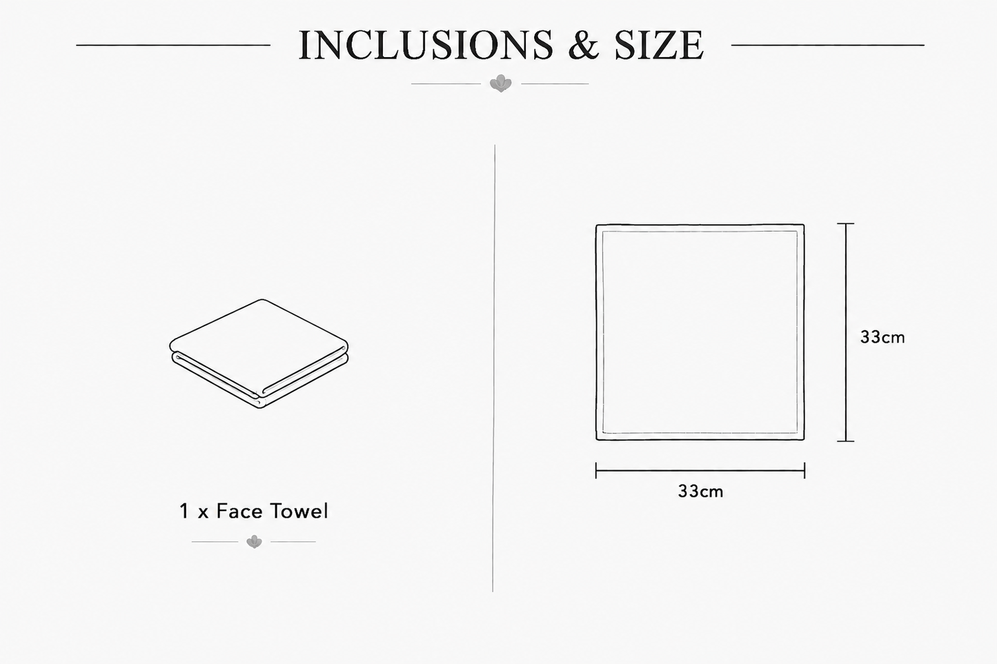 Royal Excellency Face Towel – Navy – 100% Cotton | JENNY MCLEAN
