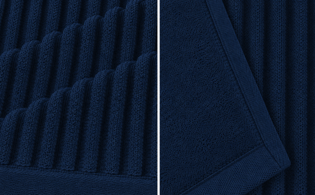 Royal Excellency Bath mat 1050GSM – Navy - 100% Cotton | JENNY MCLEAN