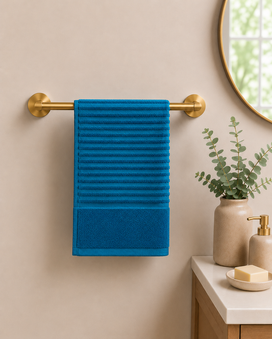 Royal Excellency Hand Towel – Teal – 100% Cotton | JENNY MCLEAN