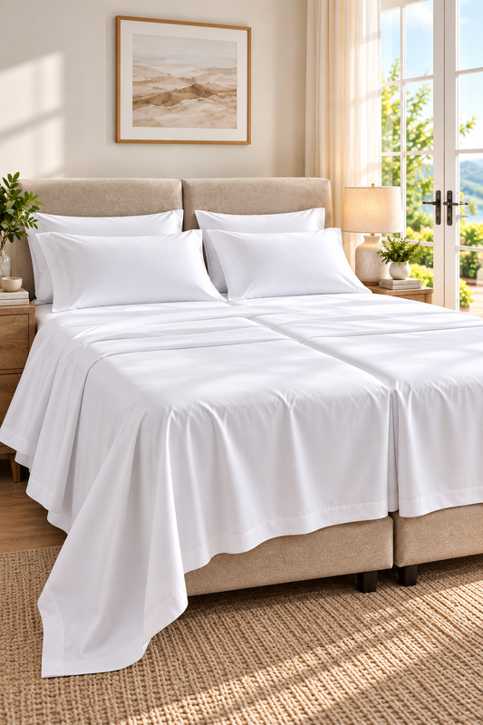 Jenny Mclean La Via 400TC Sheet sets 100% Cotton