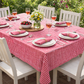 Rans Gingham Checked Tablecloths 5cm Hemming 100% Cotton