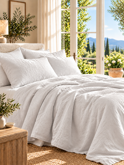Jenny mclean Doux Quilt Cover 3pc Sets 100% Pure Linen